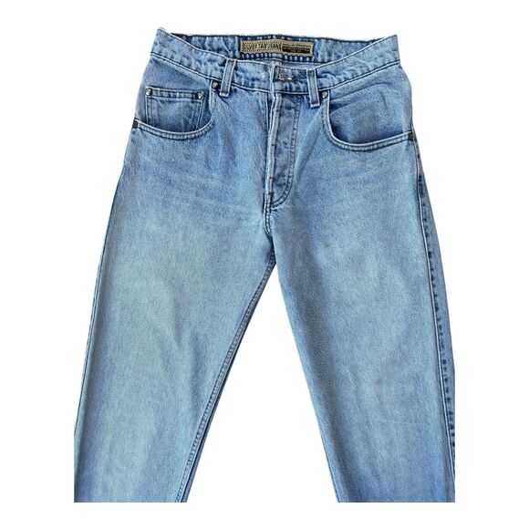 Vintage Levi’s SilverTab Jeans 28x33 Light Wash Button Fly Made USA 1991 - Picture 4 of 10